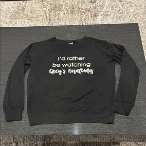 Black Grey's Anatomy T-shirt size M